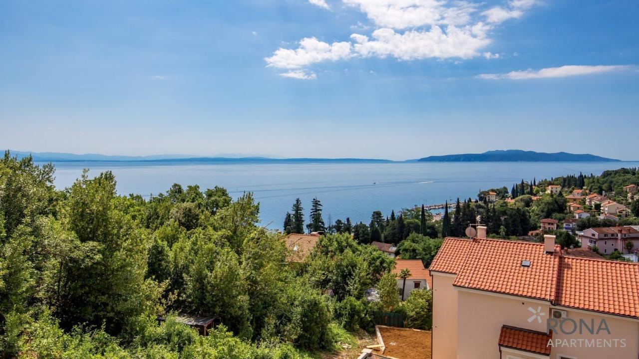 Rona Spacious Apartment With A Panoramic View Ičići 외부 사진