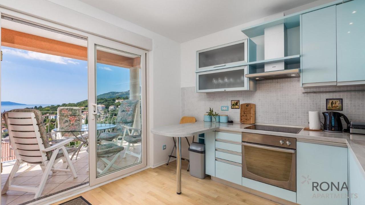 Rona Spacious Apartment With A Panoramic View Ičići 외부 사진