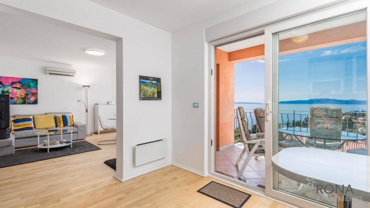 Rona Spacious Apartment With A Panoramic View Ičići 외부 사진